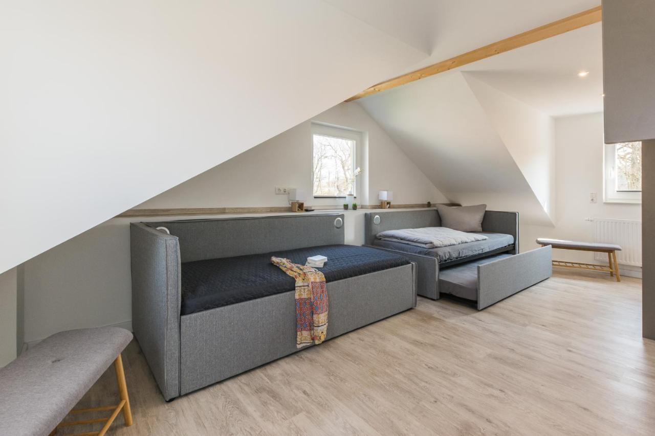Ferienhaus Fuer Die Ganze Familie - Kamin-Sauna-See Krakow am See Dış mekan fotoğraf